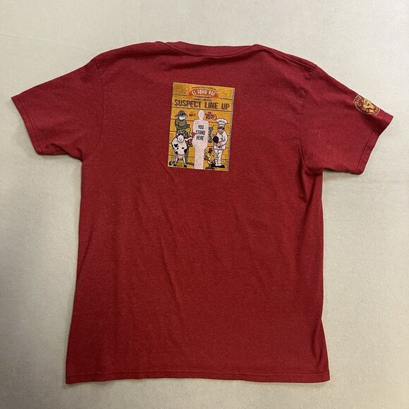 Vintage El Squid Roe Mexico Tourist T-Shirt Men’s Size Large Red Graphic Tee - Picture 2 of 9